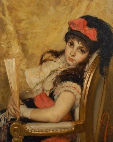 retrato de una niña