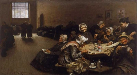 Uma cena na União de Westminster, 1878