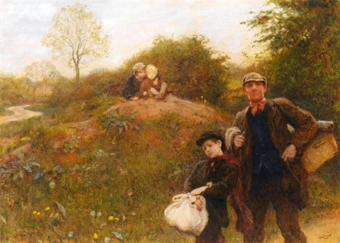 Um caminho cansado, 1891