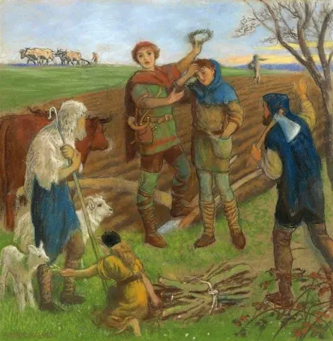 La coronación de Caedmon