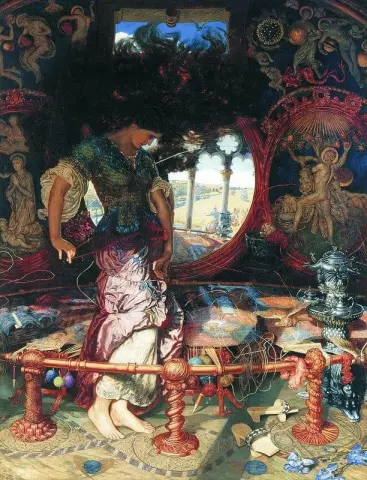 The Lady Of Shalott Ca. 1890-1905