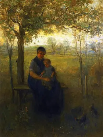 The Madonna Of Drenthe Ca. 1893