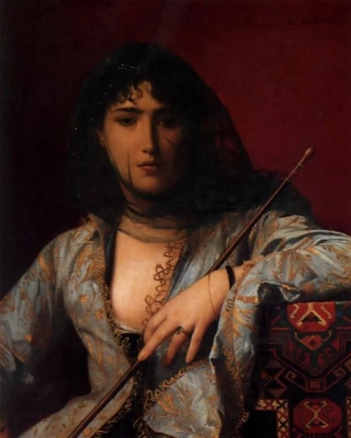 Dame Circassienne voilée