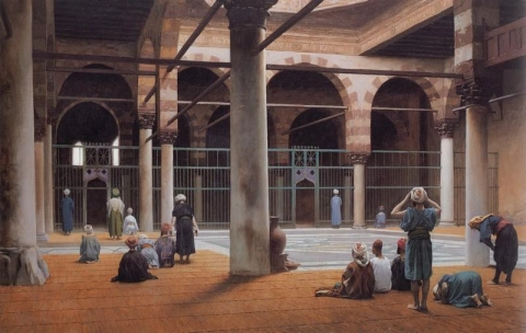 Intérieur d'une mosquée