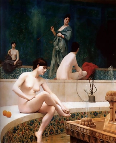 Baden in de harem