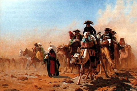 Napoleón y sus generales en Egipto