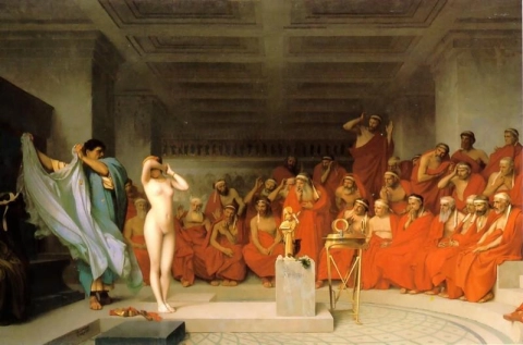 Phryne voor de Areopagus