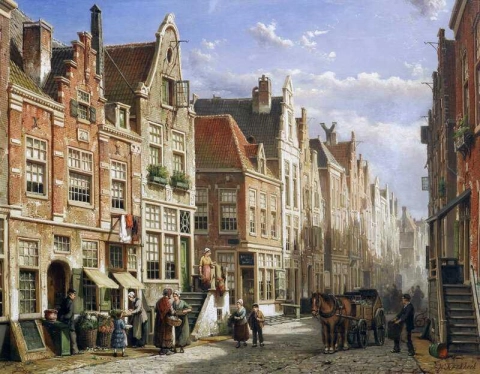 A Busy Street Scene