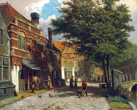 Dutch Town In Summer