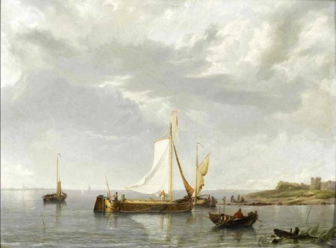 Shipping On A Calm Sea 1852