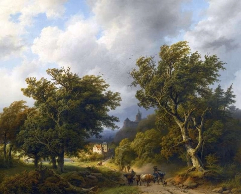 Paisaje de verano 1855