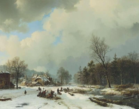 Escena de invierno 1831