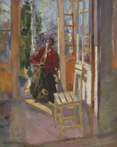 På terrassen 1919