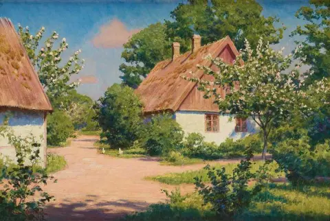 Цветущие яблони