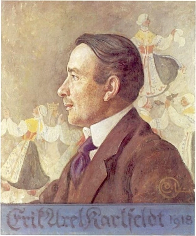 Portret van Erik Axel Karlfeldt