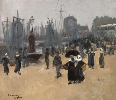 Un día lluvioso Concarneau 1903-05