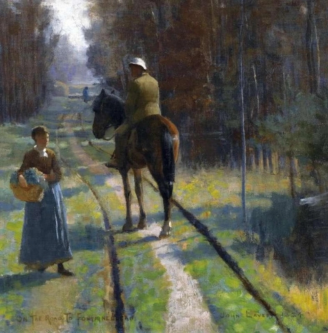 Auf dem Weg nach Fontainebleau 1884