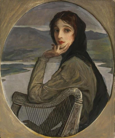 Porträt von Lady Lavery als Kathleen Ni Houlihan 1928