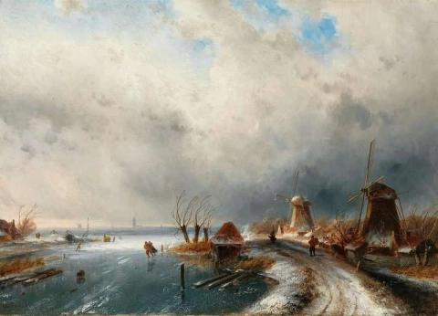 A Winter Day On The Canal