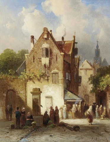 Escena de la calle Utrecht