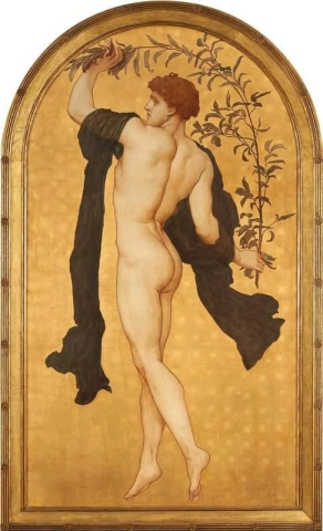 Dancing Athlete With An Olive Branch