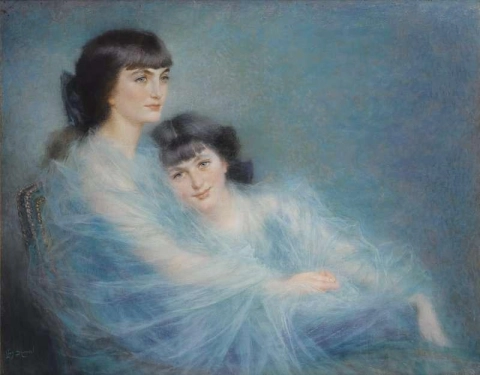 Young Mother And Her Daughter