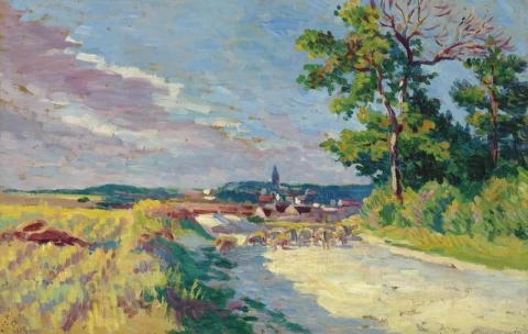 Mereville-Landschaft 1904