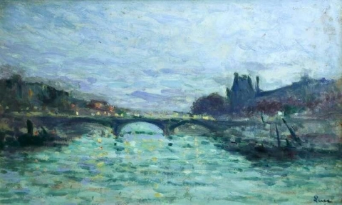 Pont Des Saint Pares Louvre Paris ca. 1928