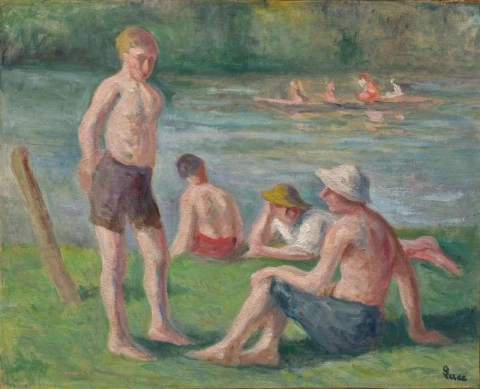 Rolleboise Bathers Ca. 1937