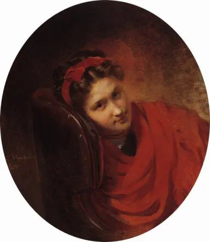 Retrato Os.s.makovskoy V.e.makovskogo Esposa Do Irmão Do Artista