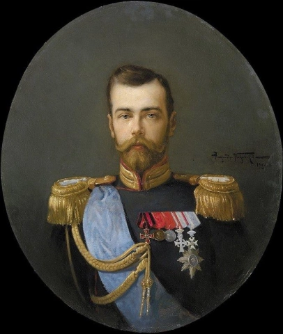 Portrait Of Nikolai II 1903