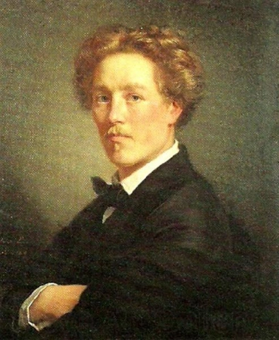 Retrato Av Professor August Malmstrom Som Ung 1859