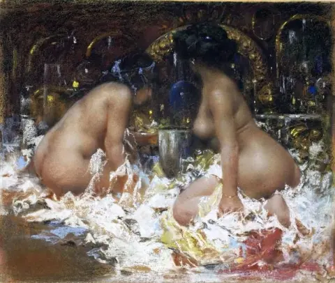 In The Boudoir 1877