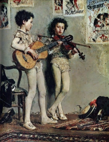 Saltimbanchi Suonatori 1877