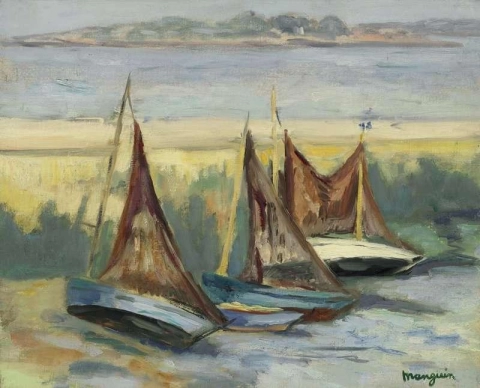 Sailboats Maree Basse 1931