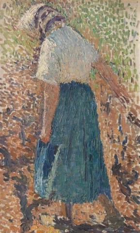 Jeune Femme Dans Les Vignes