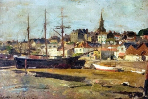 View Of Pornic Ca. 1912