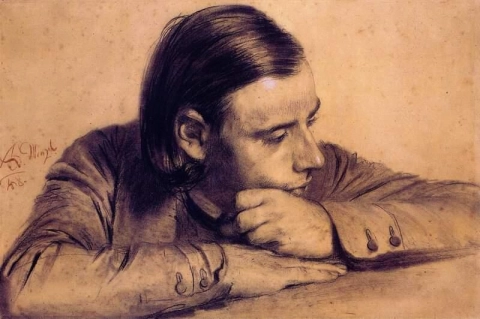 Richard Menzel, o irmão do artista, 1848