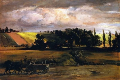 Storm boven Tempelhoferberg 1846