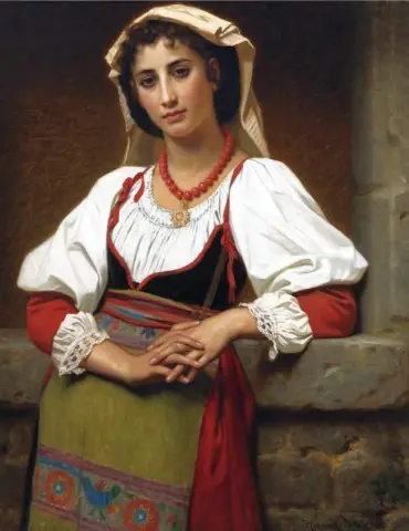 那不勒斯女孩 1876