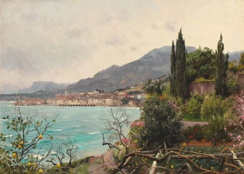 Un día de verano en Menton Francia 1907