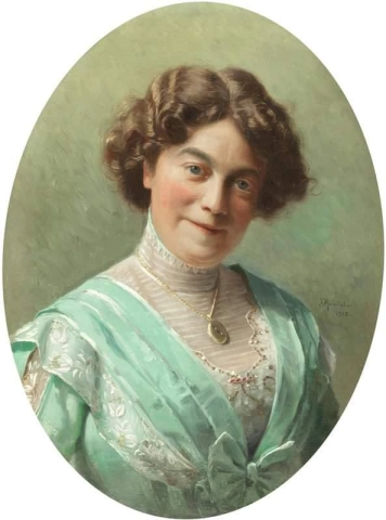 Porträt, vermutlich die Frau des Künstlers, 1910