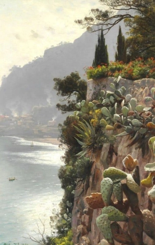 View Towards Monaco 1906