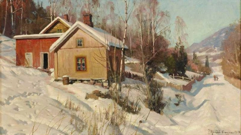 Виннес в Лиллехаммере, 1918 год.