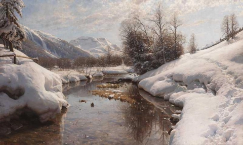 Wintersonne Im Engadin 1914