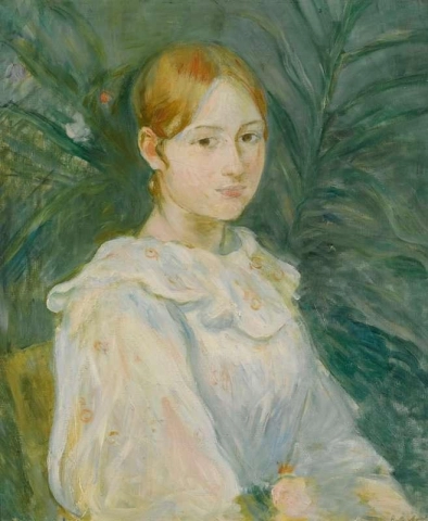 Alice Gamby rintakuvassa 1890