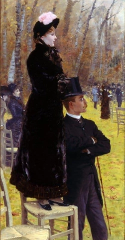 Alle Corse Di Auteuil – Sulla Seggiola 1883