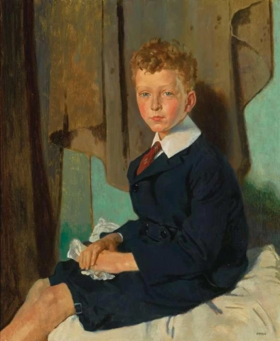 Retrato del maestro John S. Drum Jr. 1920