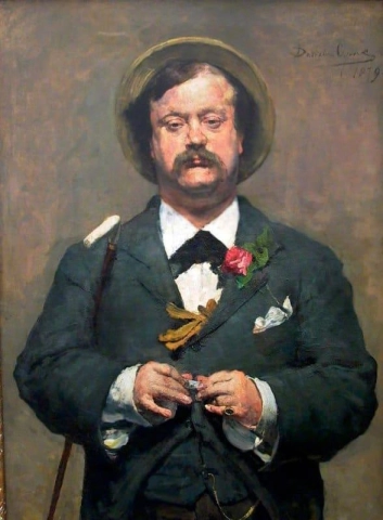 Portret van Pieter Oyens 1872