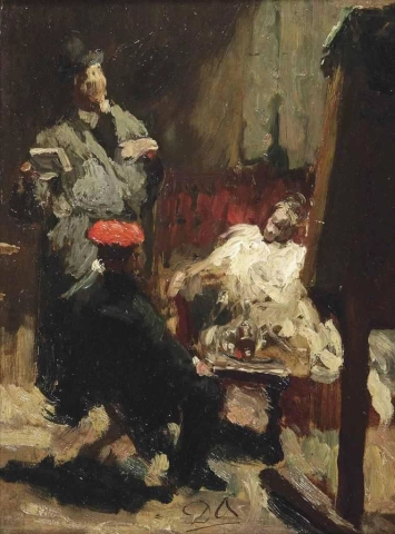 Der Besuch ca. 1871